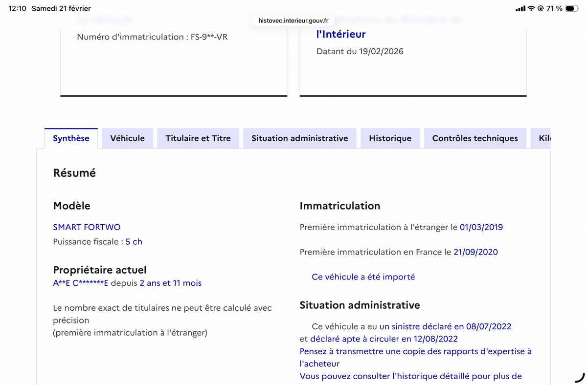 Smart fortwo d'occasion