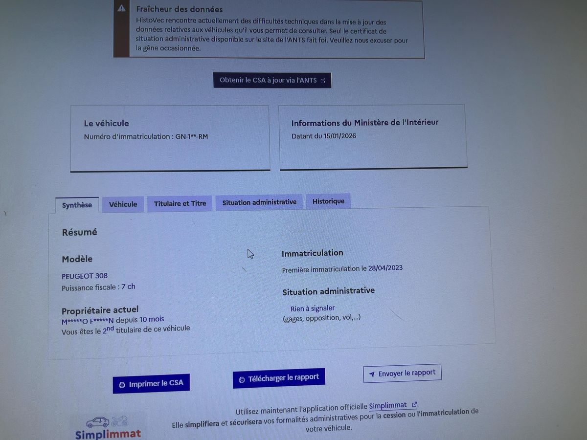 Peugeot 308 d'occasion