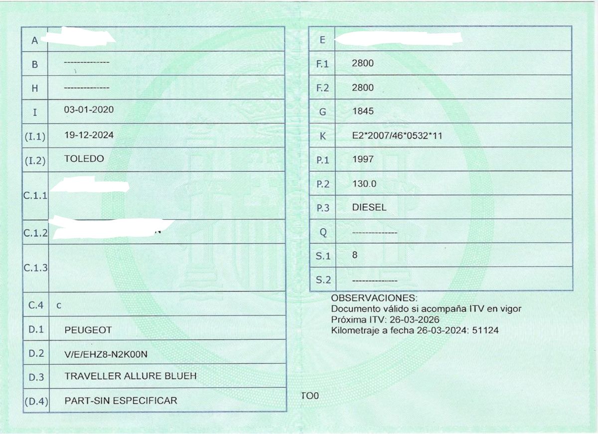 Peugeot Traveller 2.0 Blue-HDi Active Compact