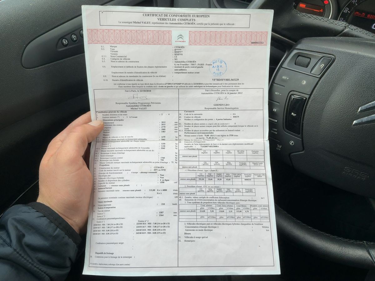 Citroen C5 d'occasion