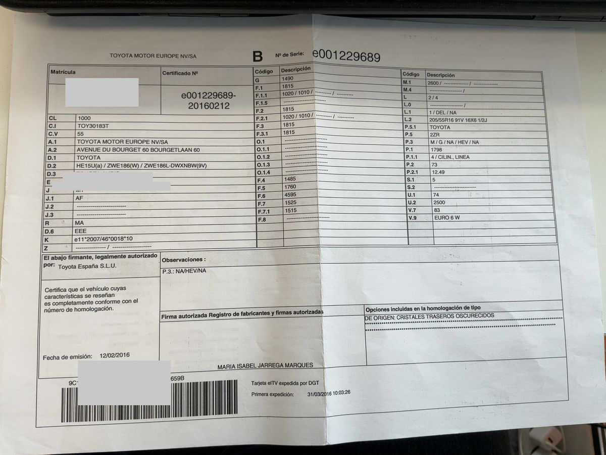 Toyota Auris d'occasion