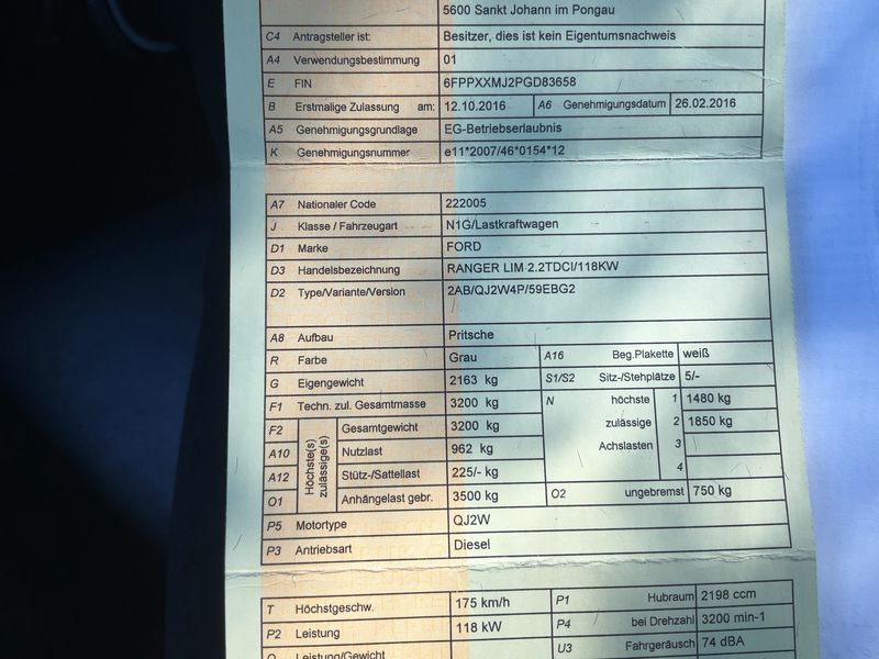 Ford Ranger 2.2 TDCi Doppelkabine Limited 4x4 — zdjęcie 15