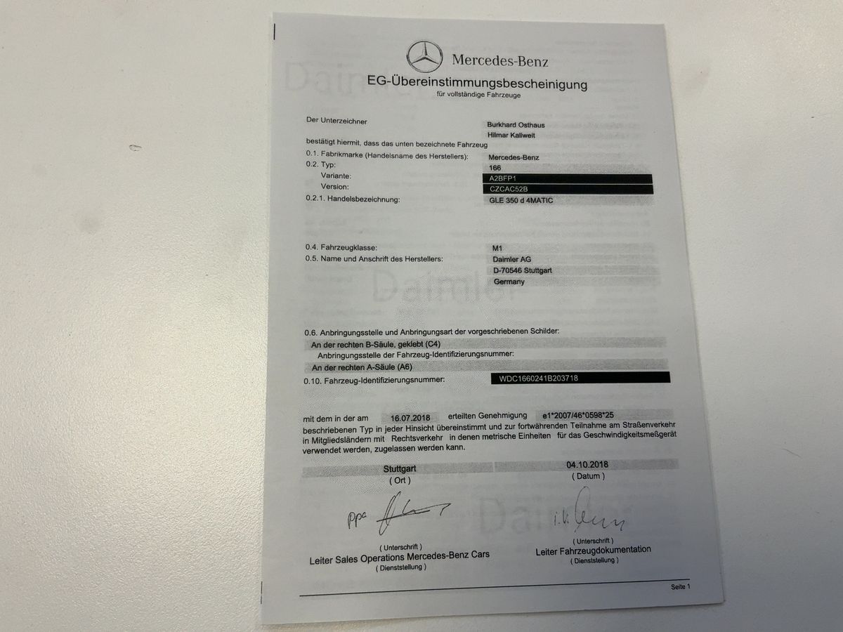 Mercedes-Benz GLE-Klasse d'occasion