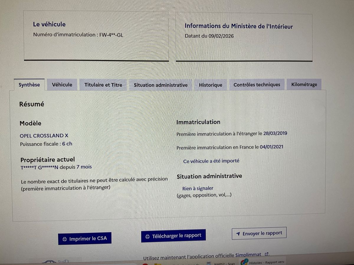 Opel Crossland d'occasion