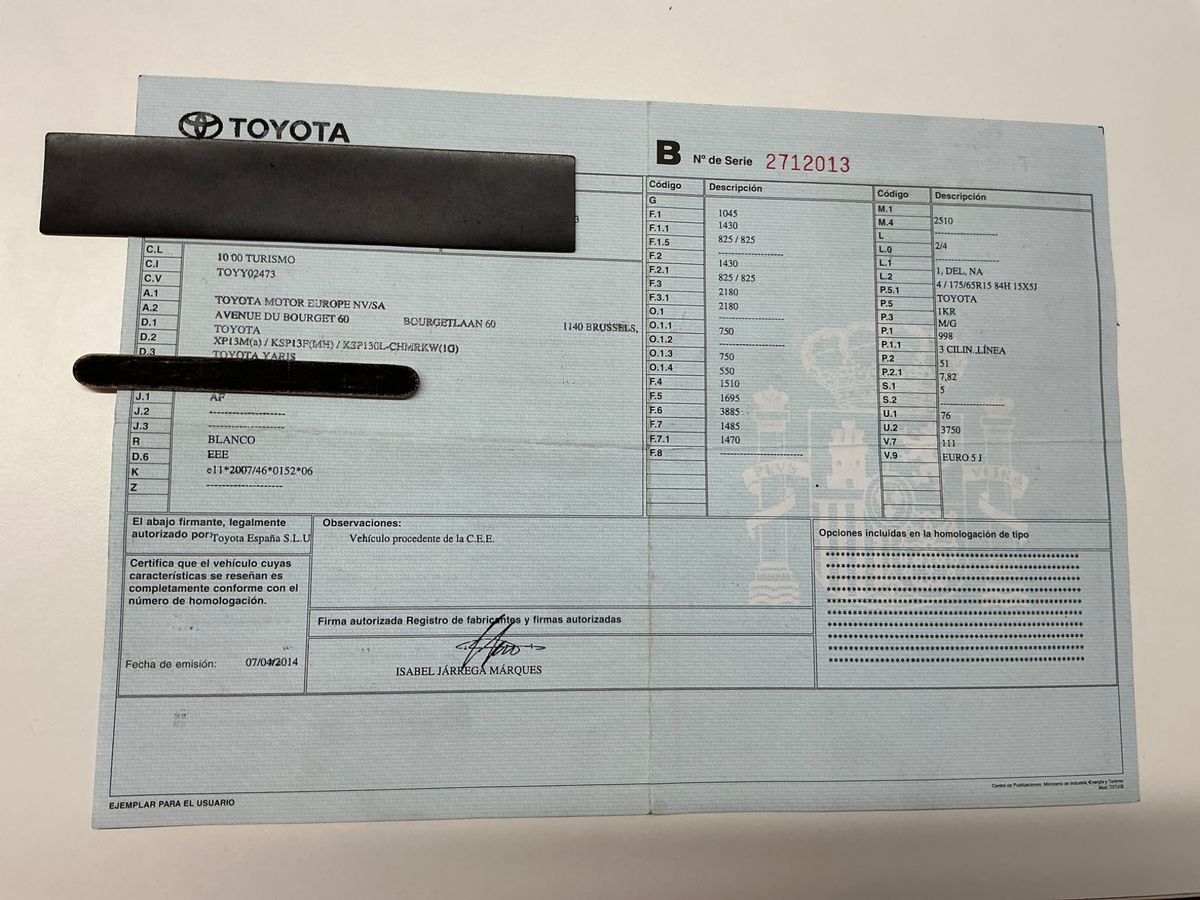 Toyota Yaris 1.0 VVT-i Active