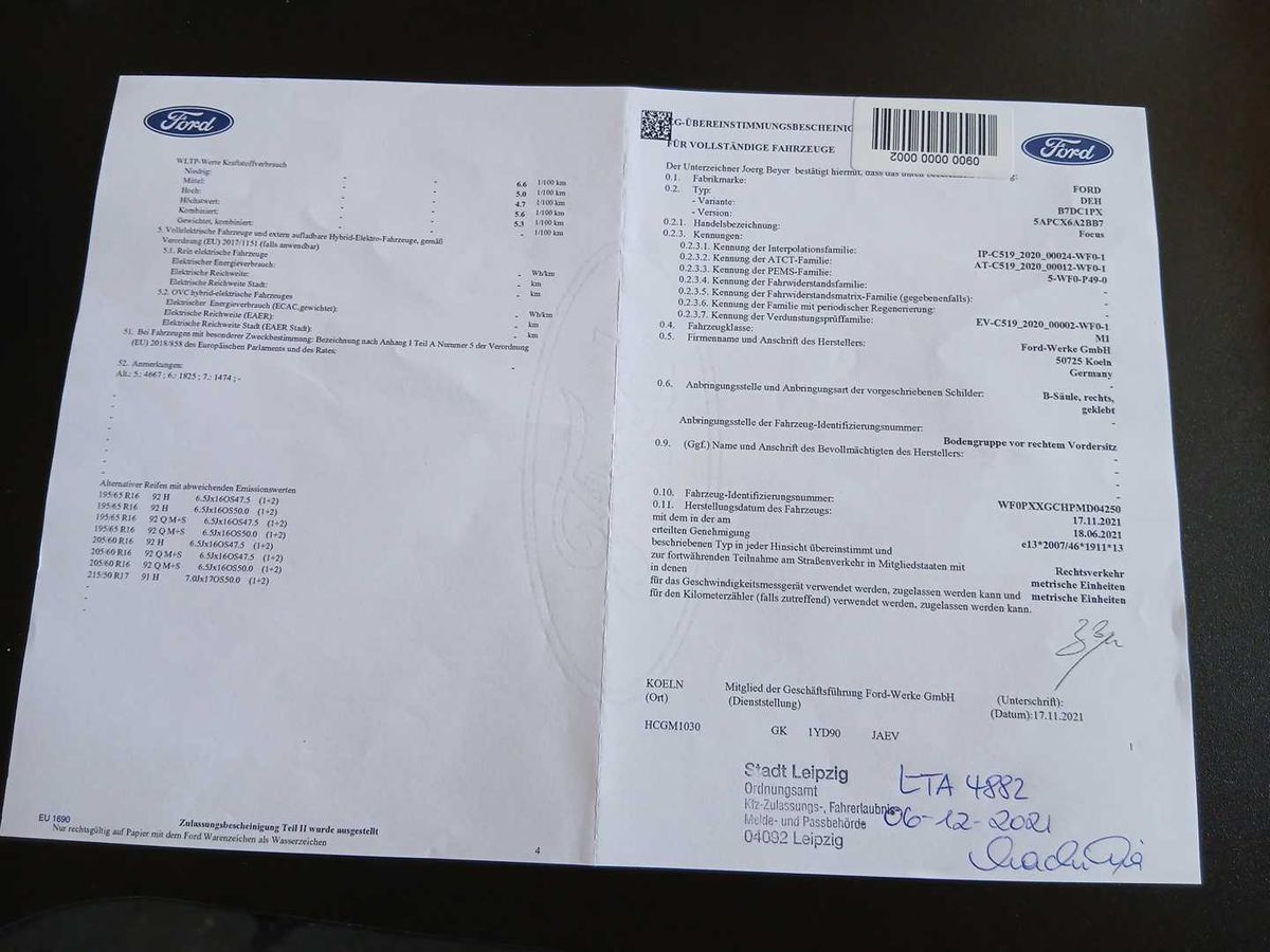 Ford Focus d'occasion