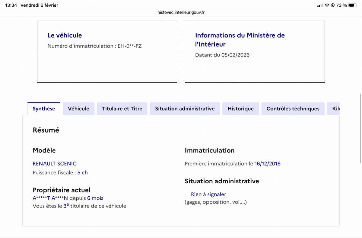 Renault Scenic d'occasion