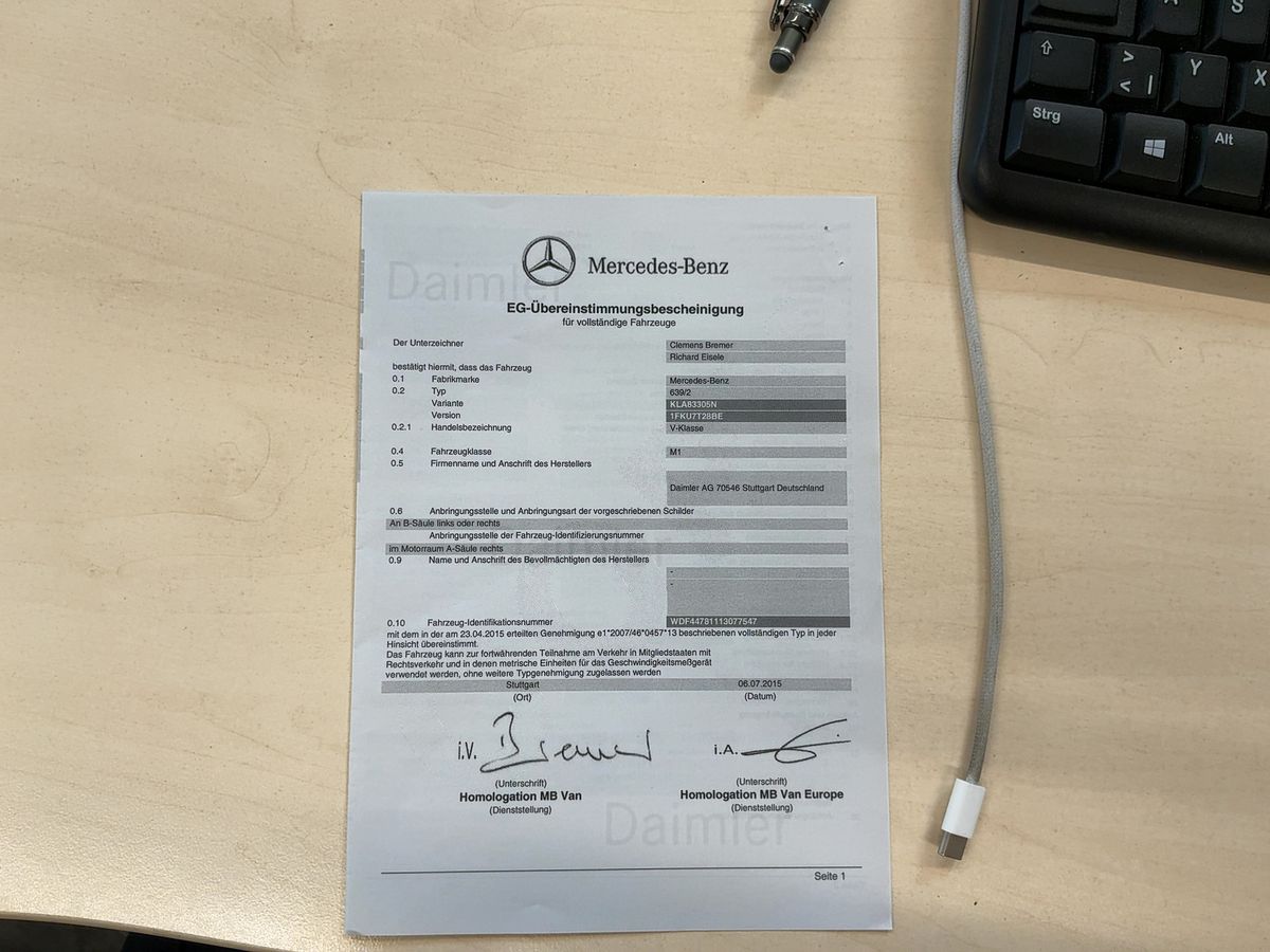 Mercedes-Benz V-Klasse d'occasion