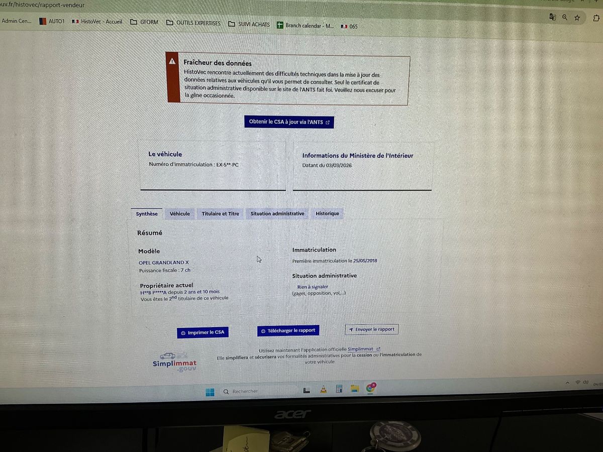 Opel Grandland d'occasion