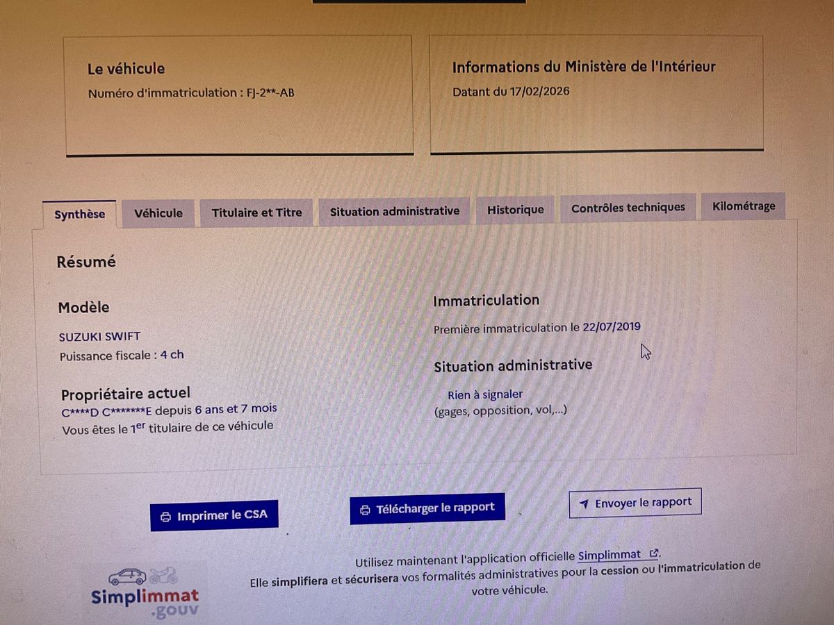 Suzuki Swift d'occasion