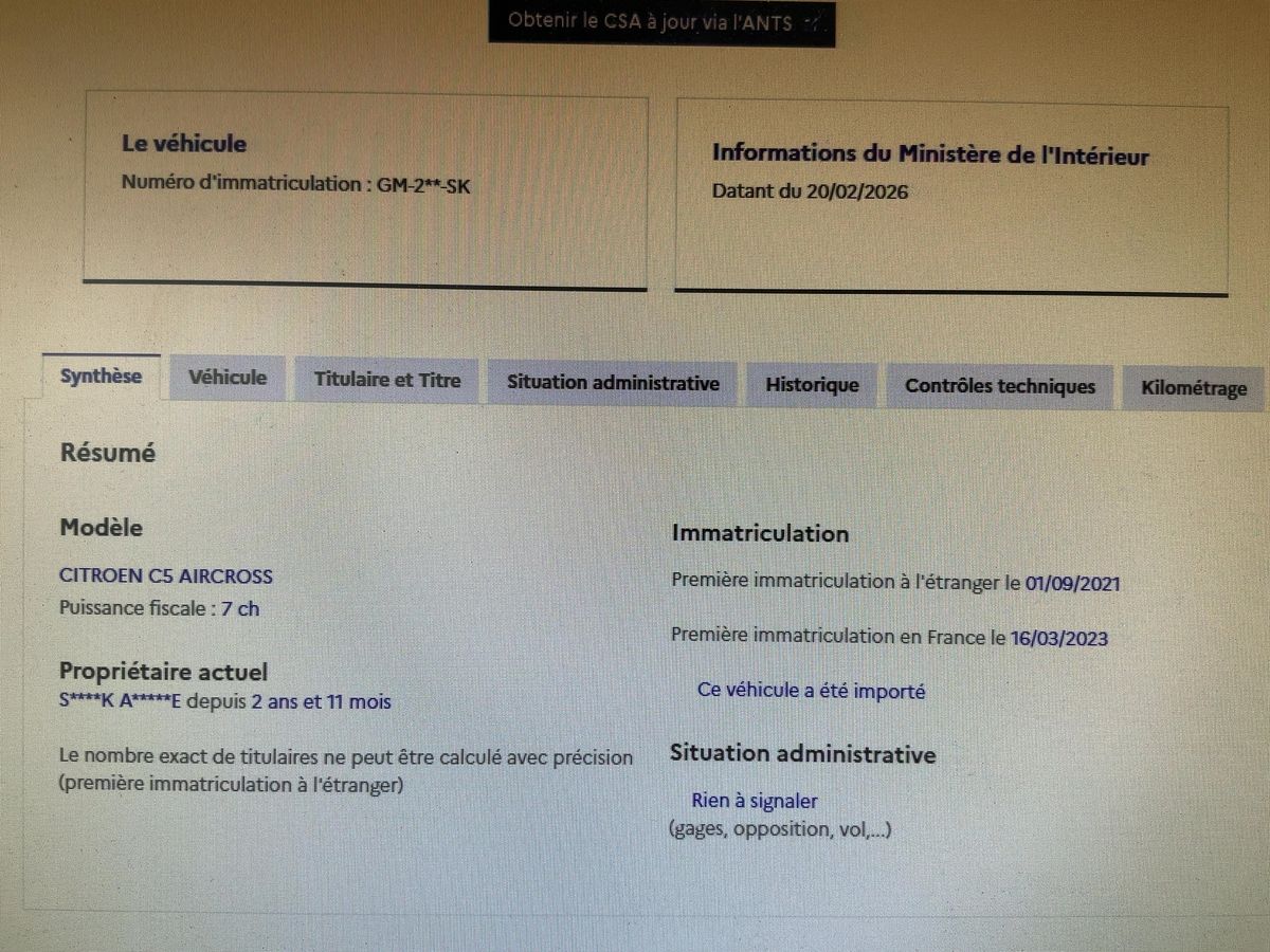 Citroen C5 d'occasion