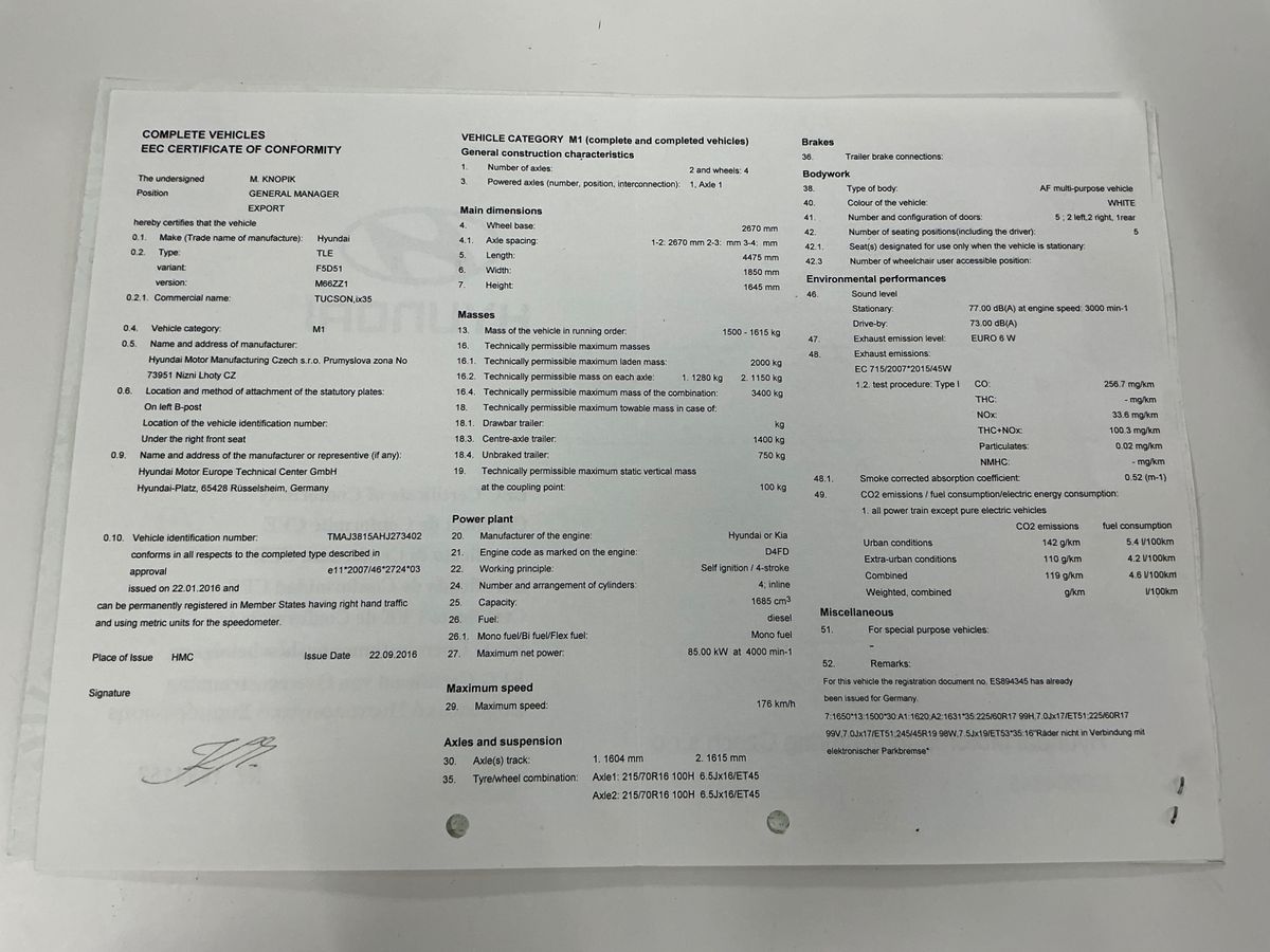 Hyundai Tucson d'occasion