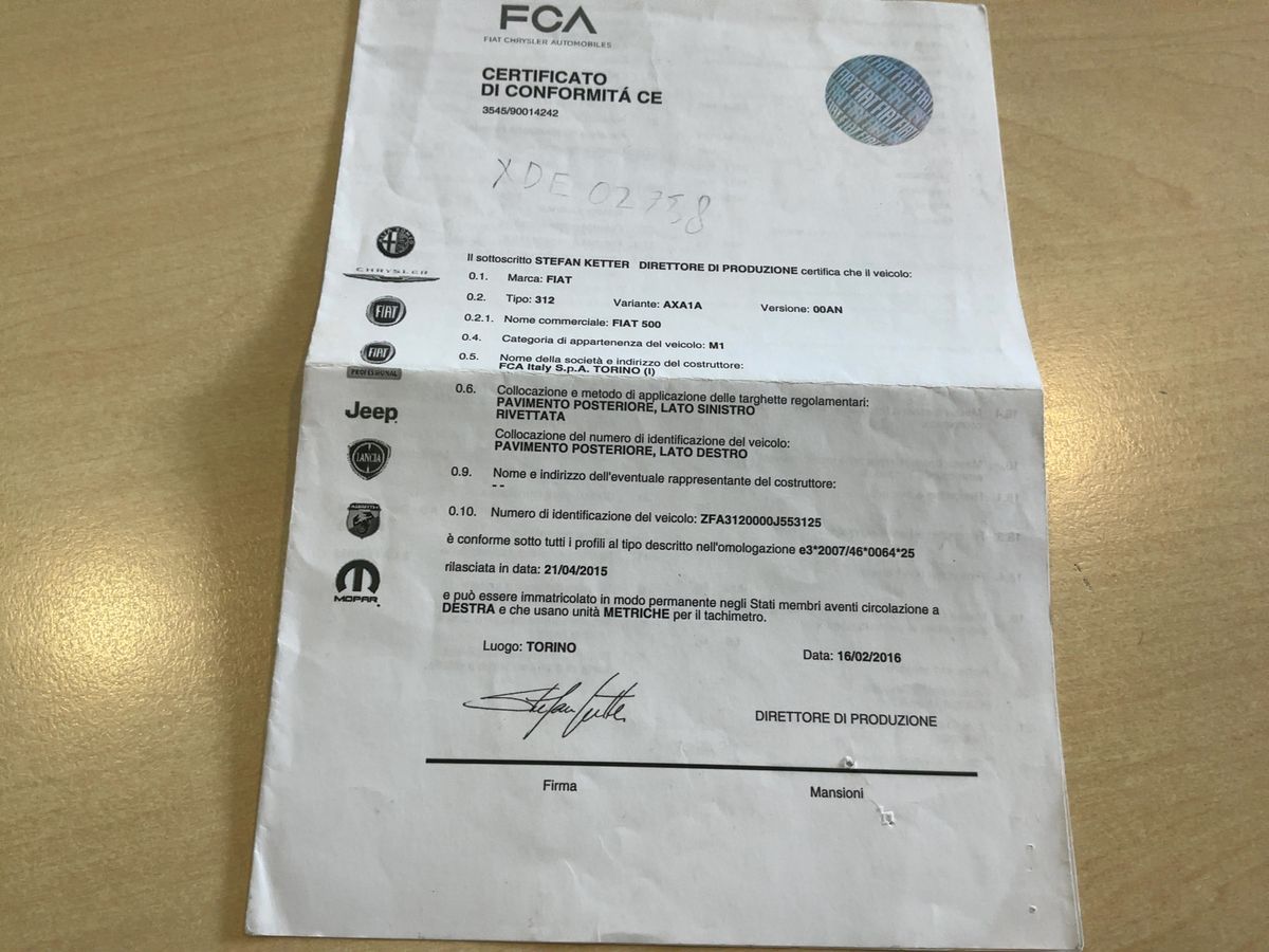 Fiat 500 d'occasion