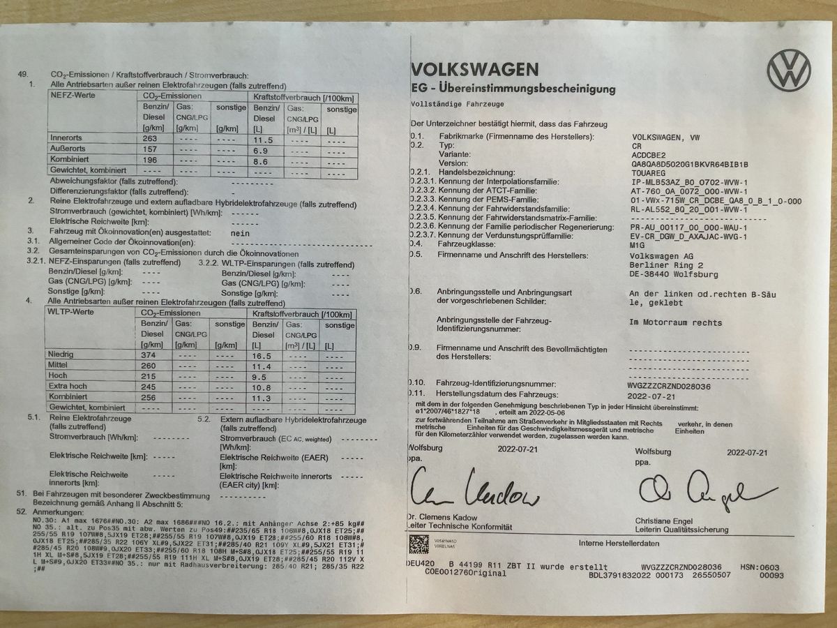 Volkswagen Touareg d'occasion