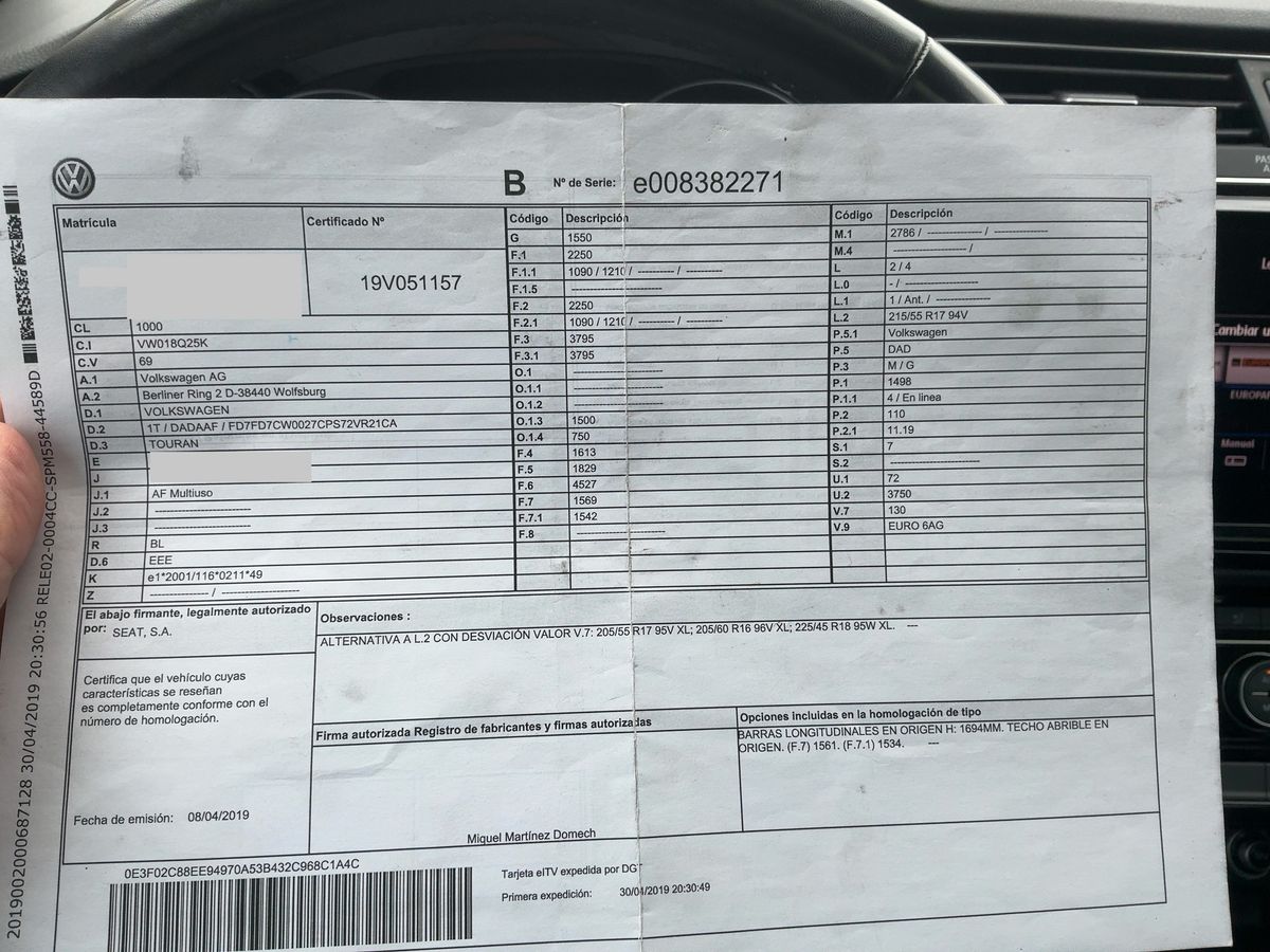 Volkswagen Touran d'occasion