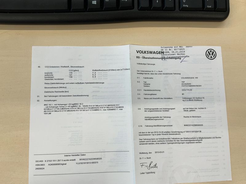 Volkswagen Golf VI Plus 1.2 TSI Life — zdjęcie 16