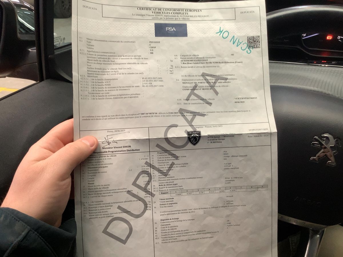 Peugeot 208 d'occasion