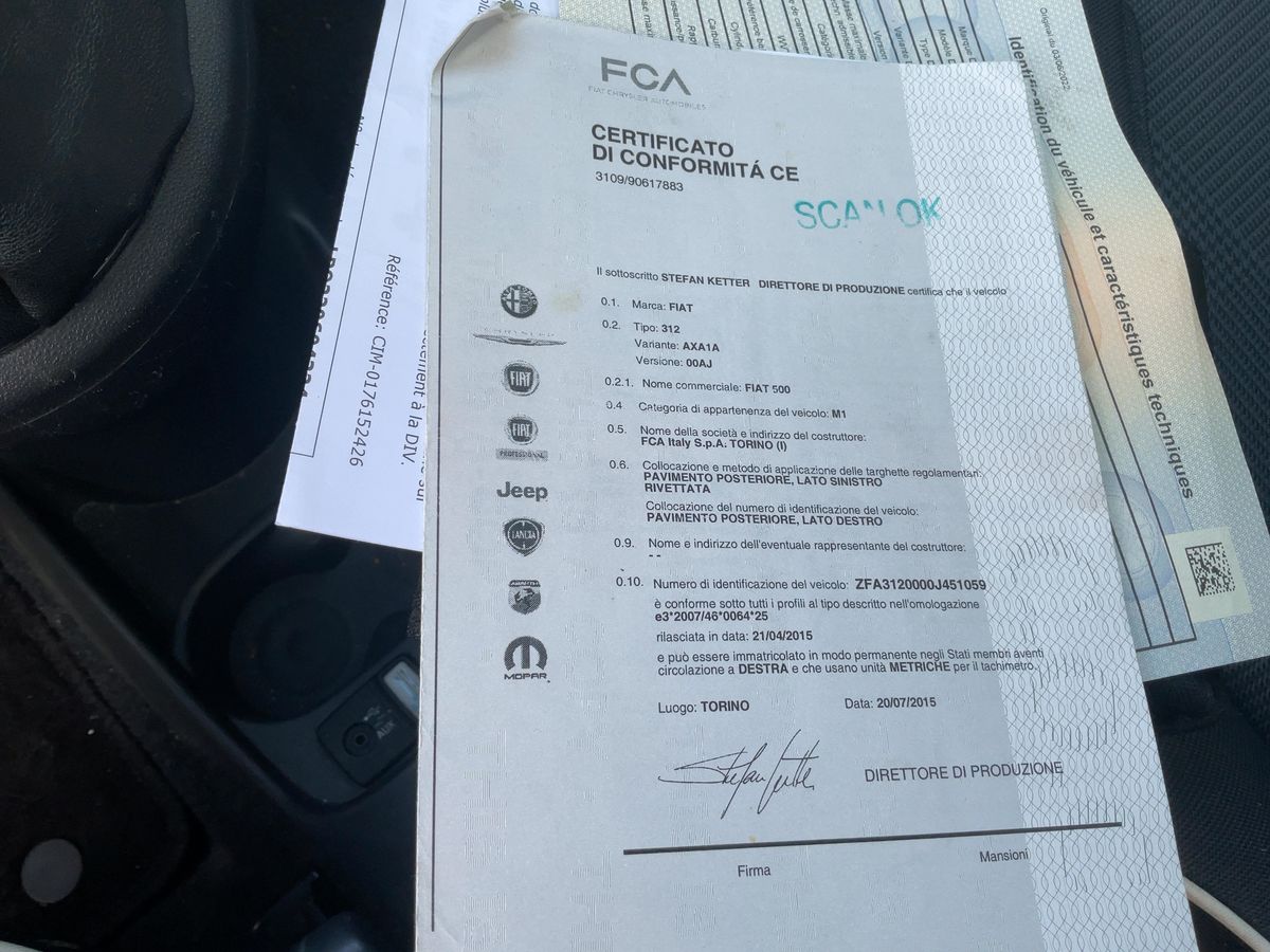 Fiat 500 d'occasion