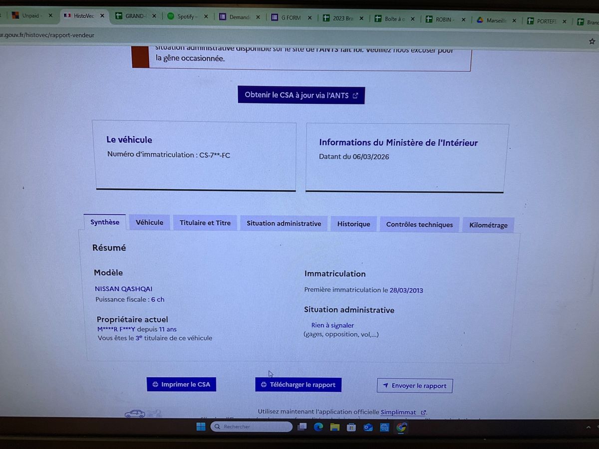 Nissan Qashqai d'occasion