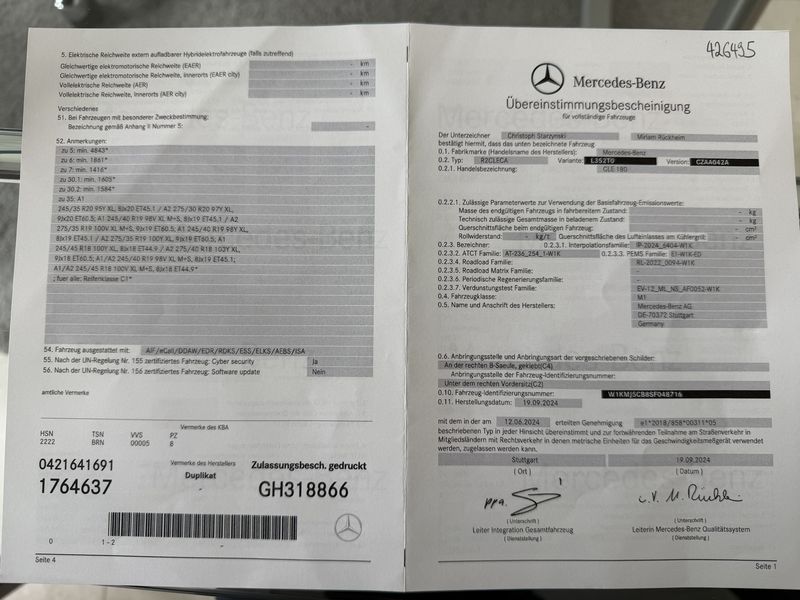 Mercedes-Benz CLE-Klasse CLE 180 Mild-Hybrid AMG Line Advanced — zdjęcie 16