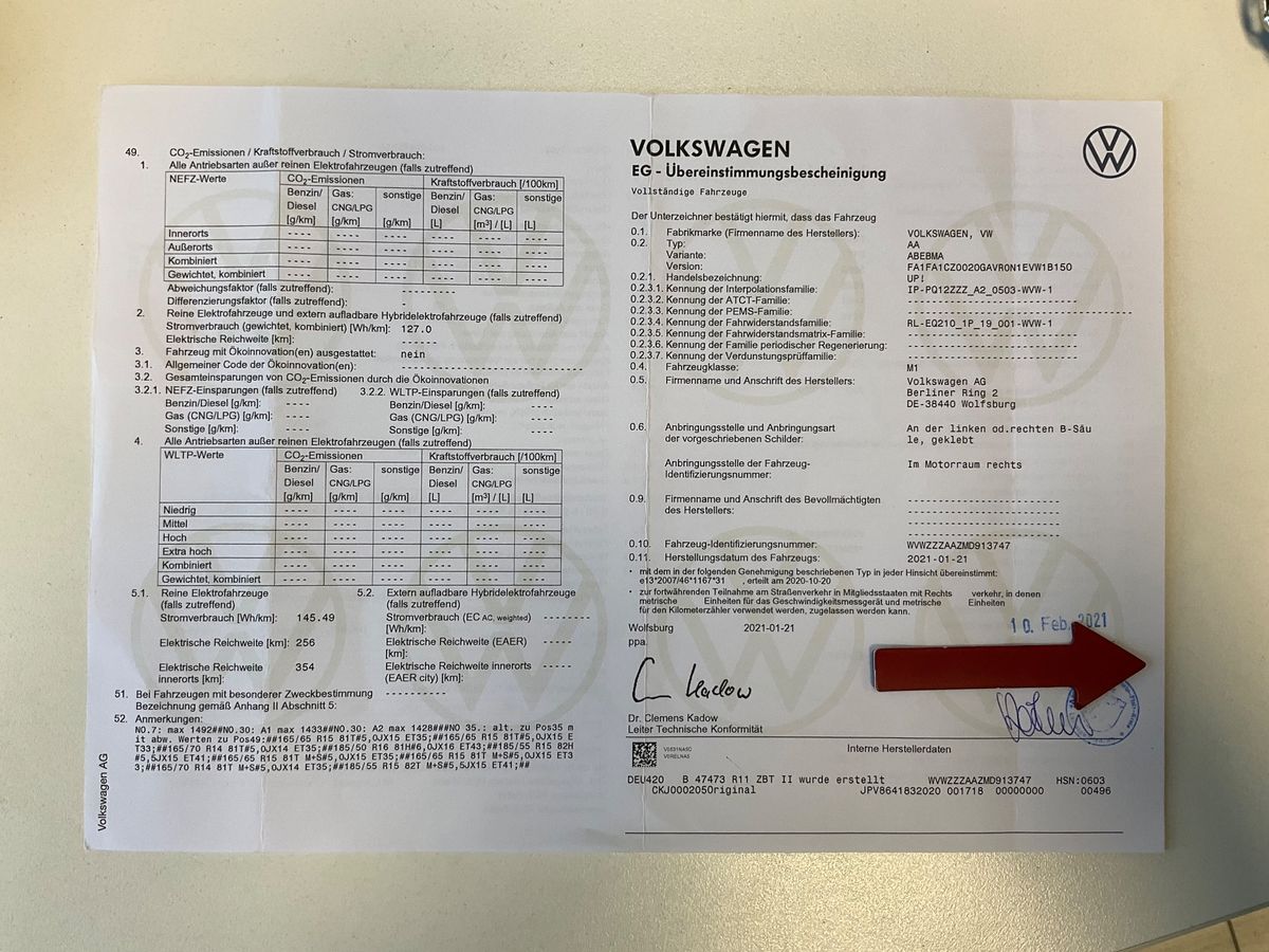 Volkswagen up! d'occasion