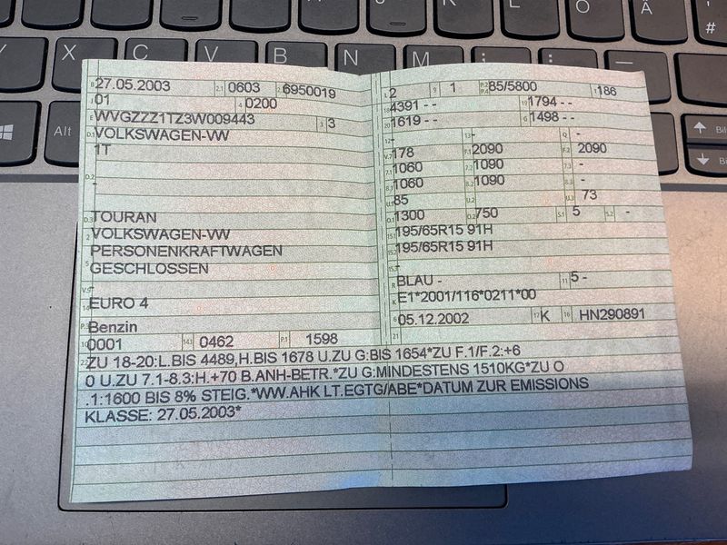 Volkswagen Touran 1.6 FSI Trendline — zdjęcie 5