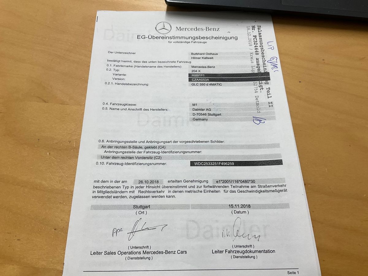 Mercedes-Benz GLC-Klasse d'occasion