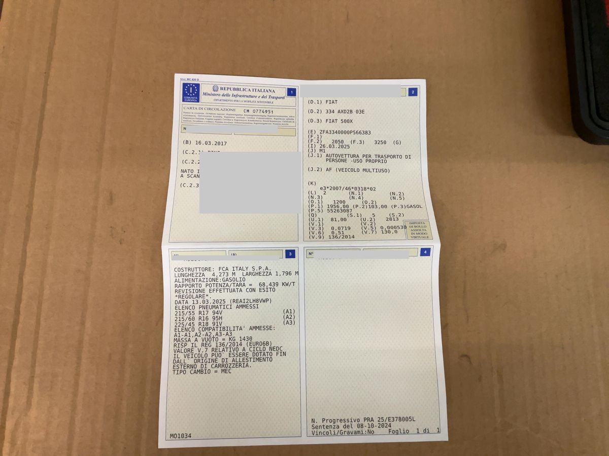 Fiat 500X d'occasion