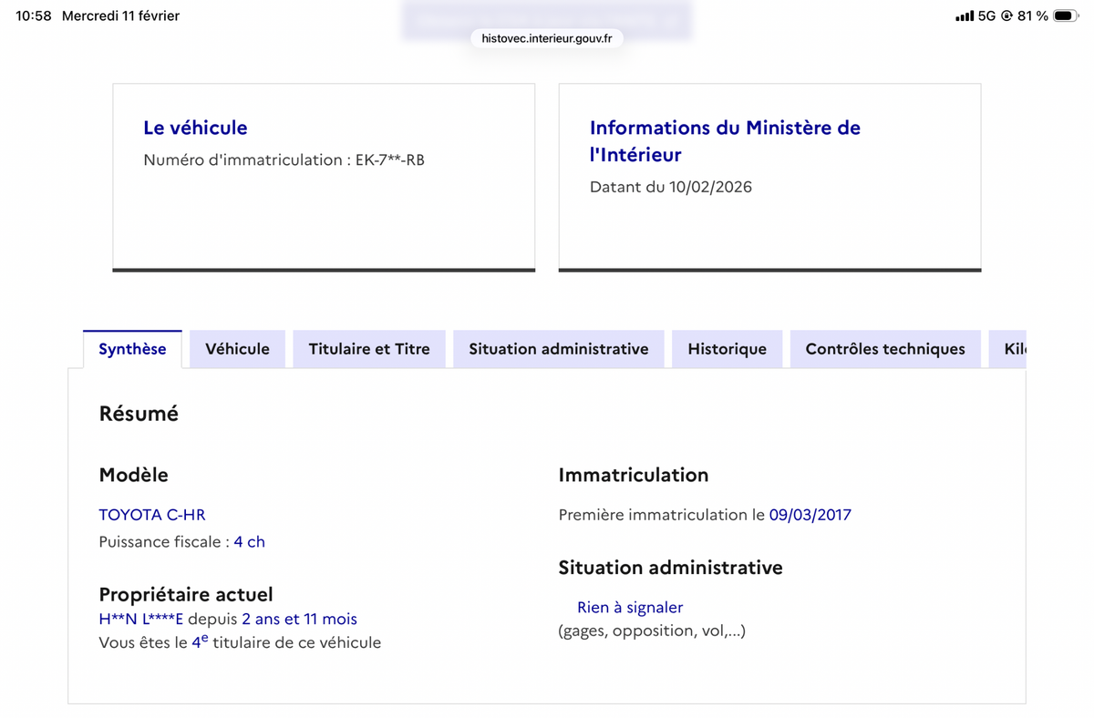 Toyota C-HR d'occasion