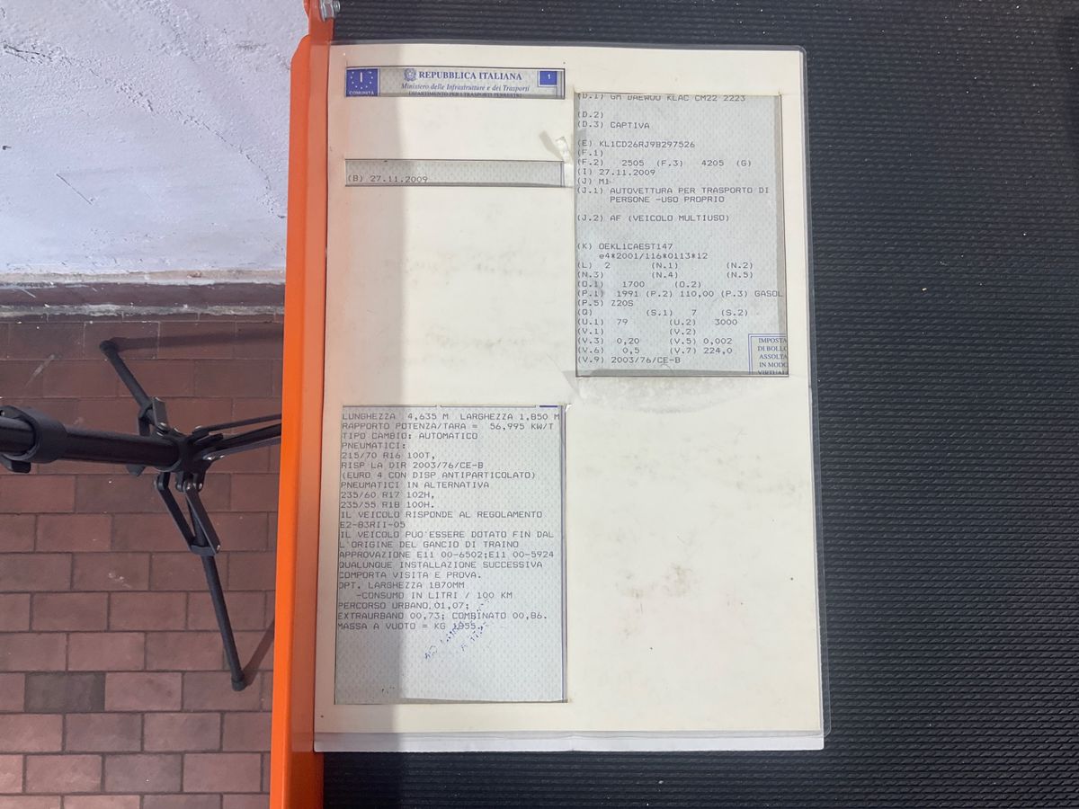 Chevrolet Captiva 2.0 Diesel D LT 4WD