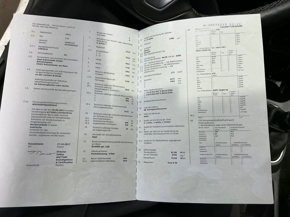 Opel Corsa 1.4 Edition ecoFlex