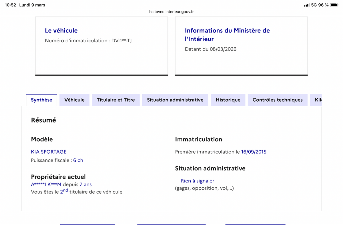 Kia Sportage d'occasion