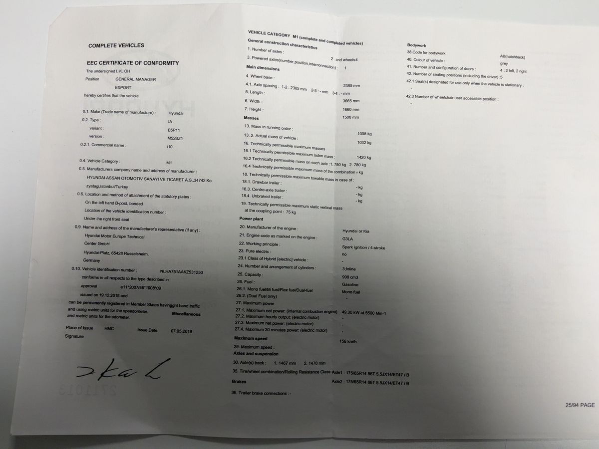 Hyundai i10 d'occasion