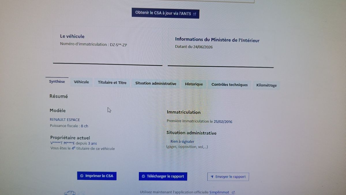 Renault Espace d'occasion