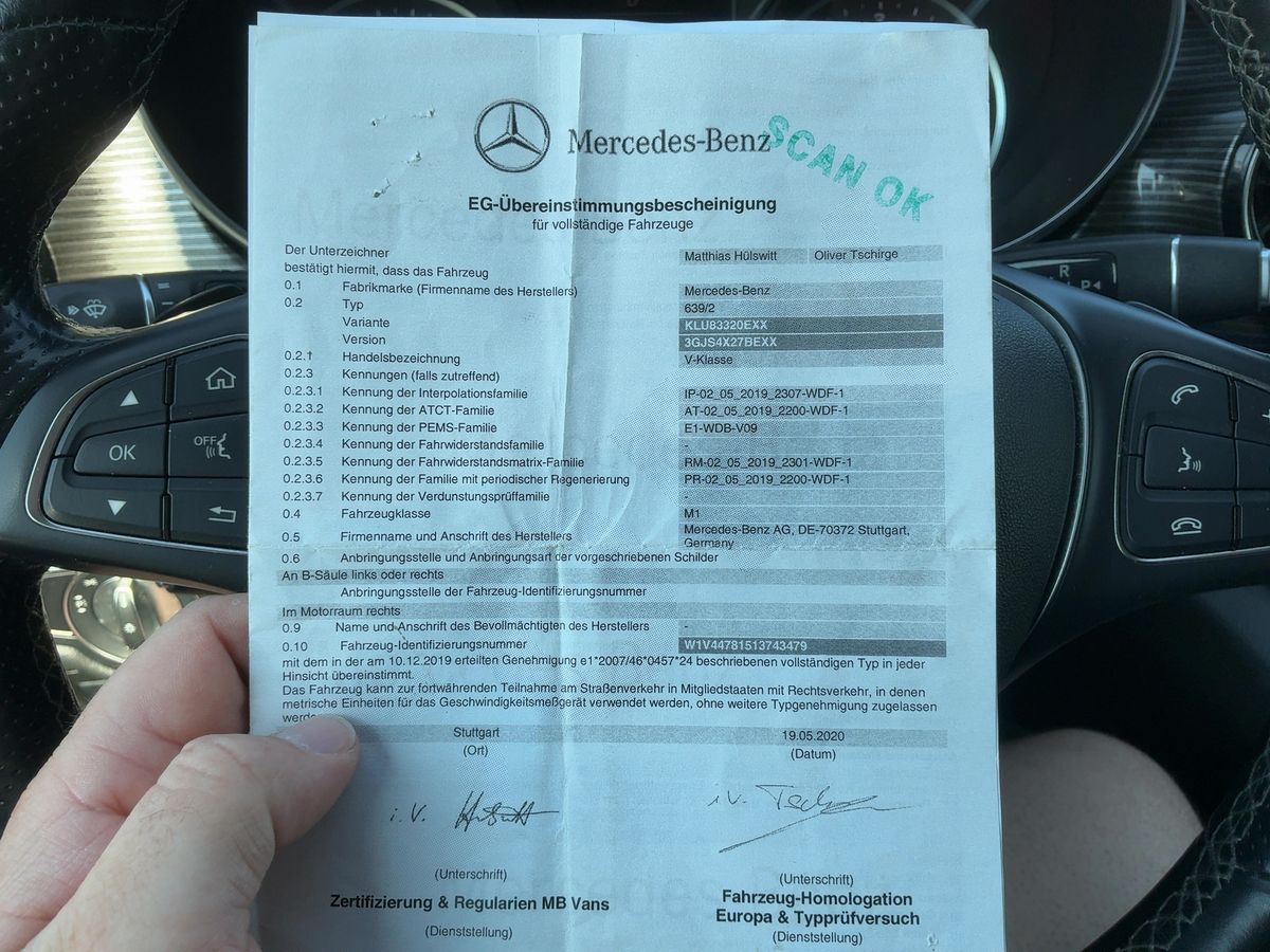 Mercedes-Benz V-Klasse d'occasion