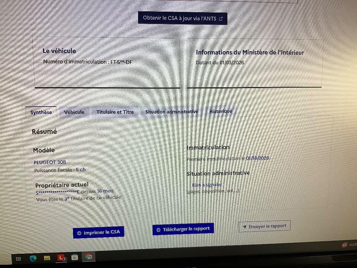 Peugeot 308 d'occasion