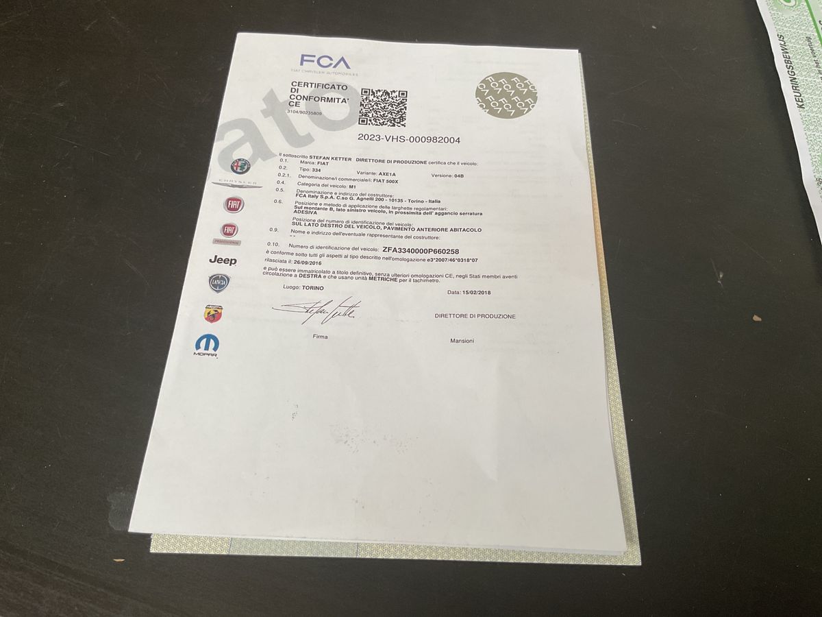 Fiat 500X d'occasion