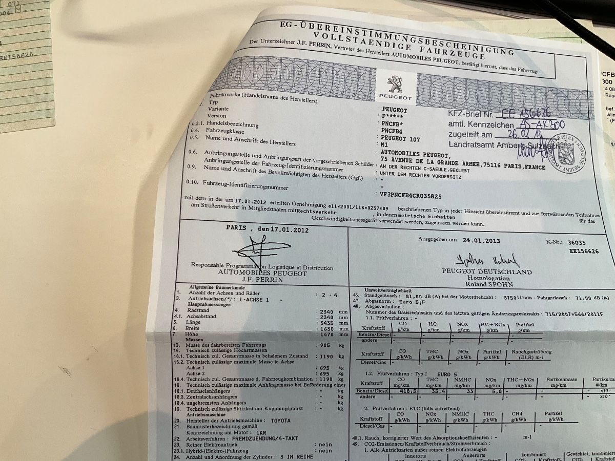 Peugeot 107 1.0 Envy