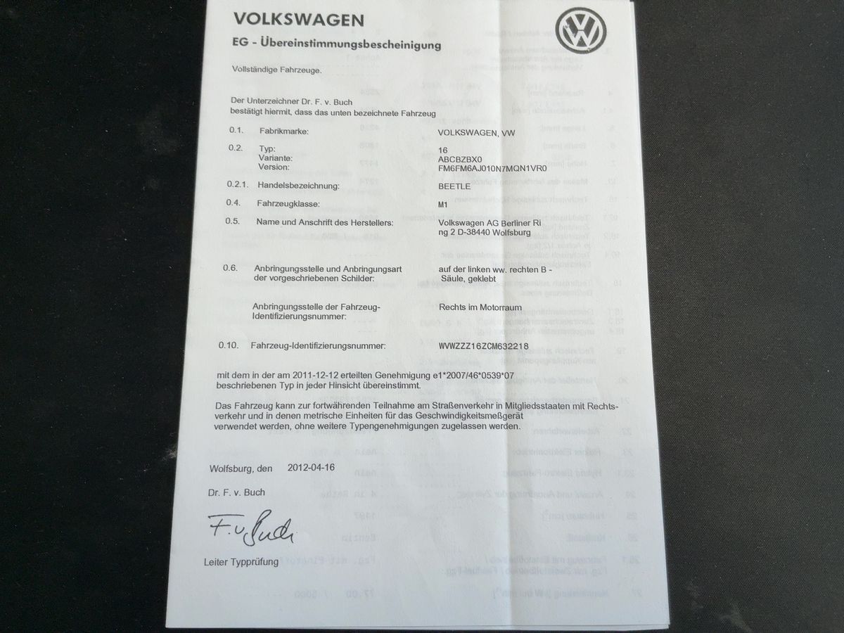 Volkswagen Beetle d'occasion