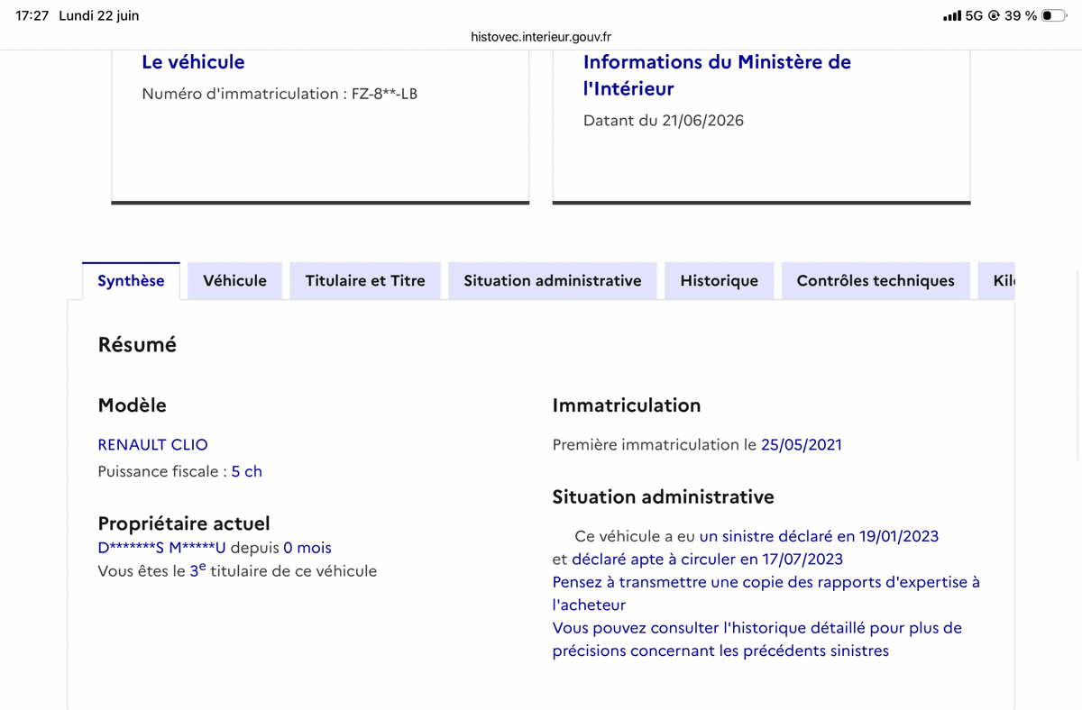 Renault Clio d'occasion