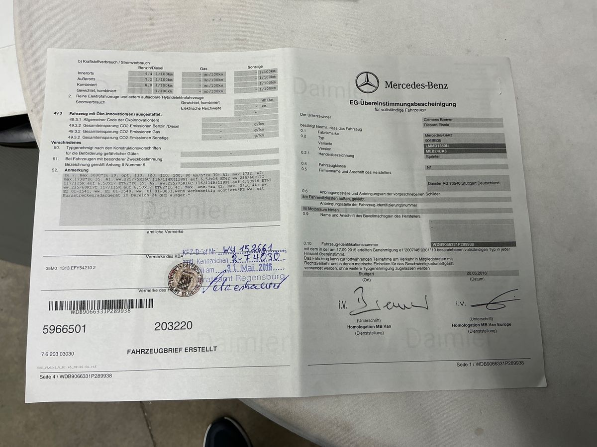 Mercedes-Benz Sprinter d'occasion