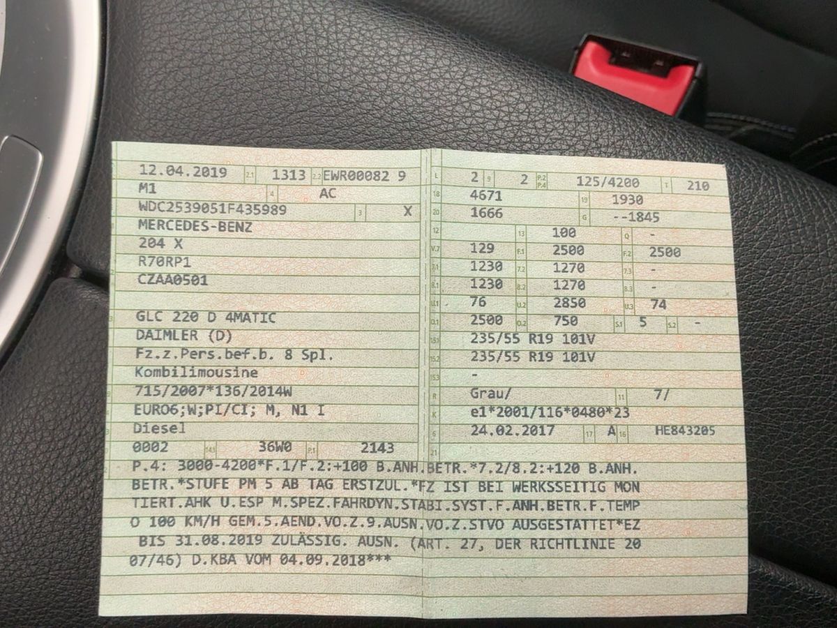 Mercedes-Benz GLC-Klasse d'occasion