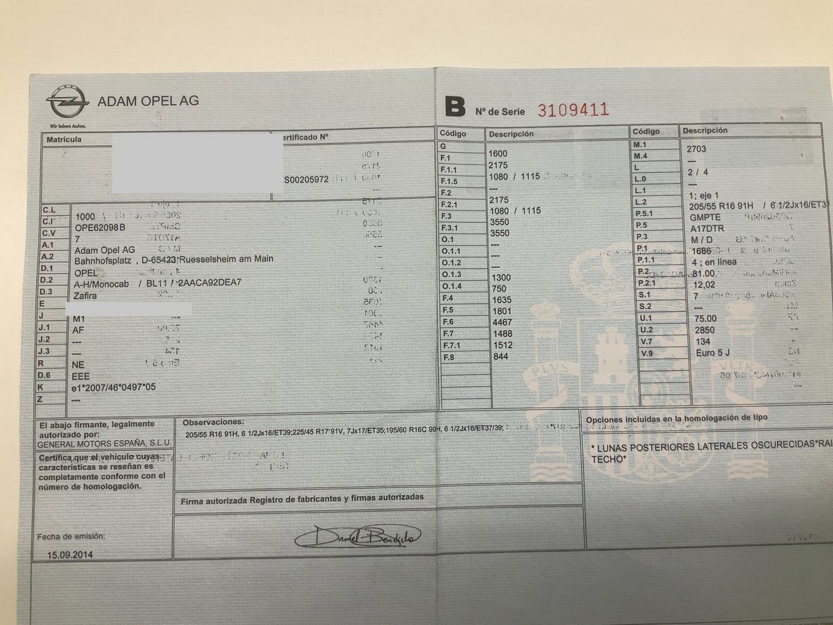 Opel Zafira d'occasion