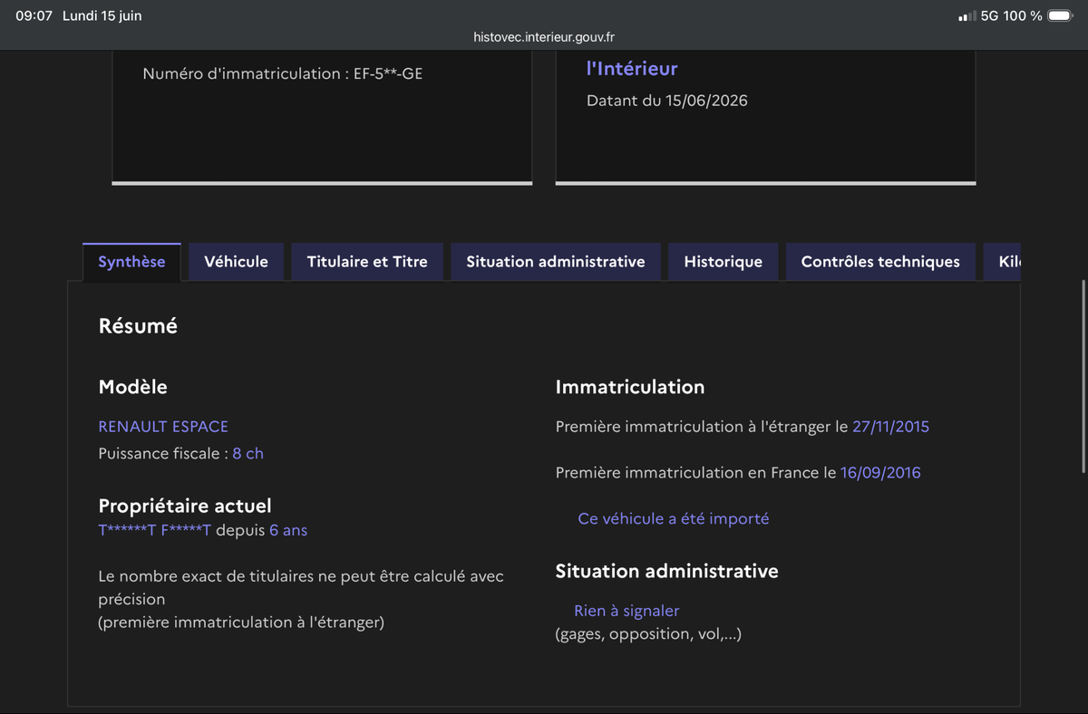 Renault Espace d'occasion