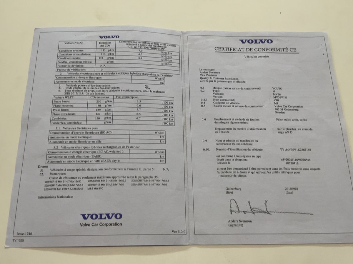 Volvo V40 d'occasion