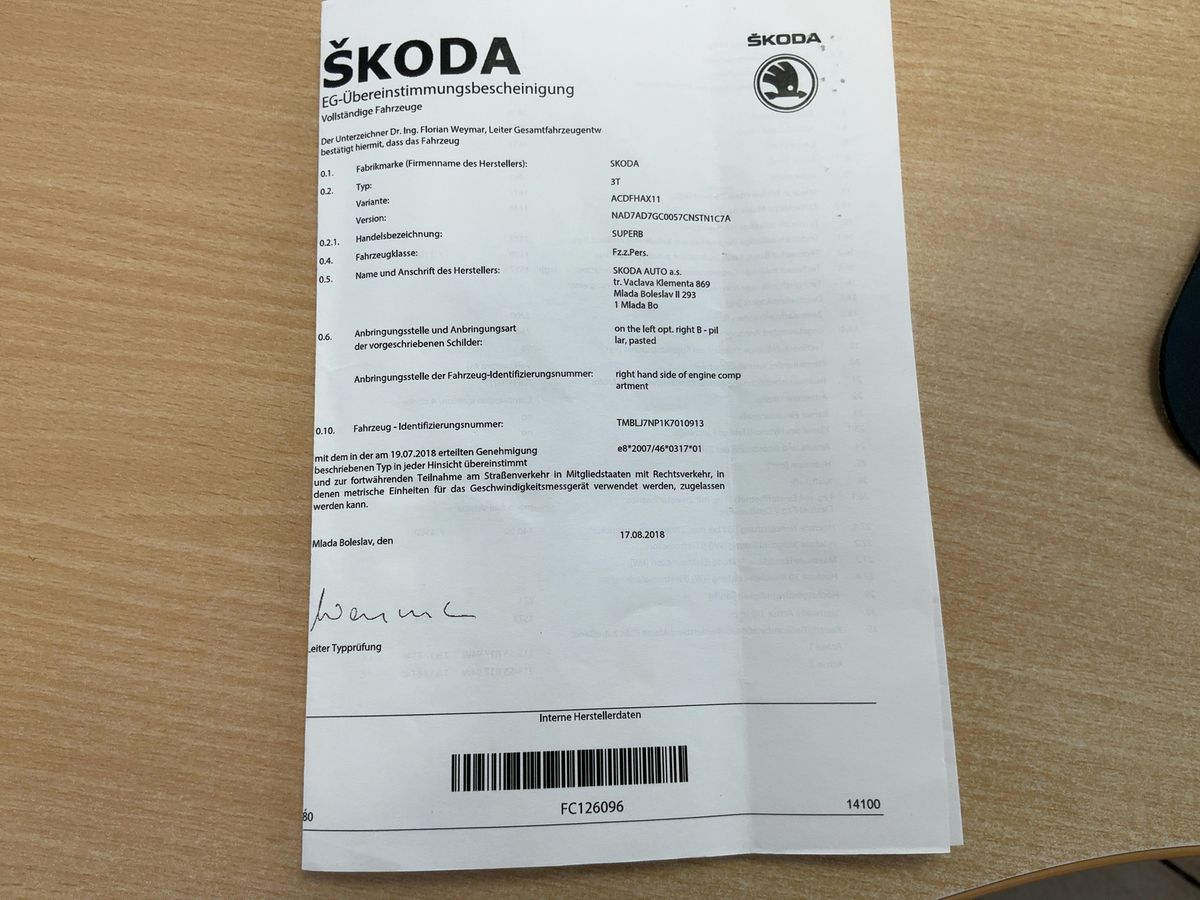 Skoda Superb d'occasion