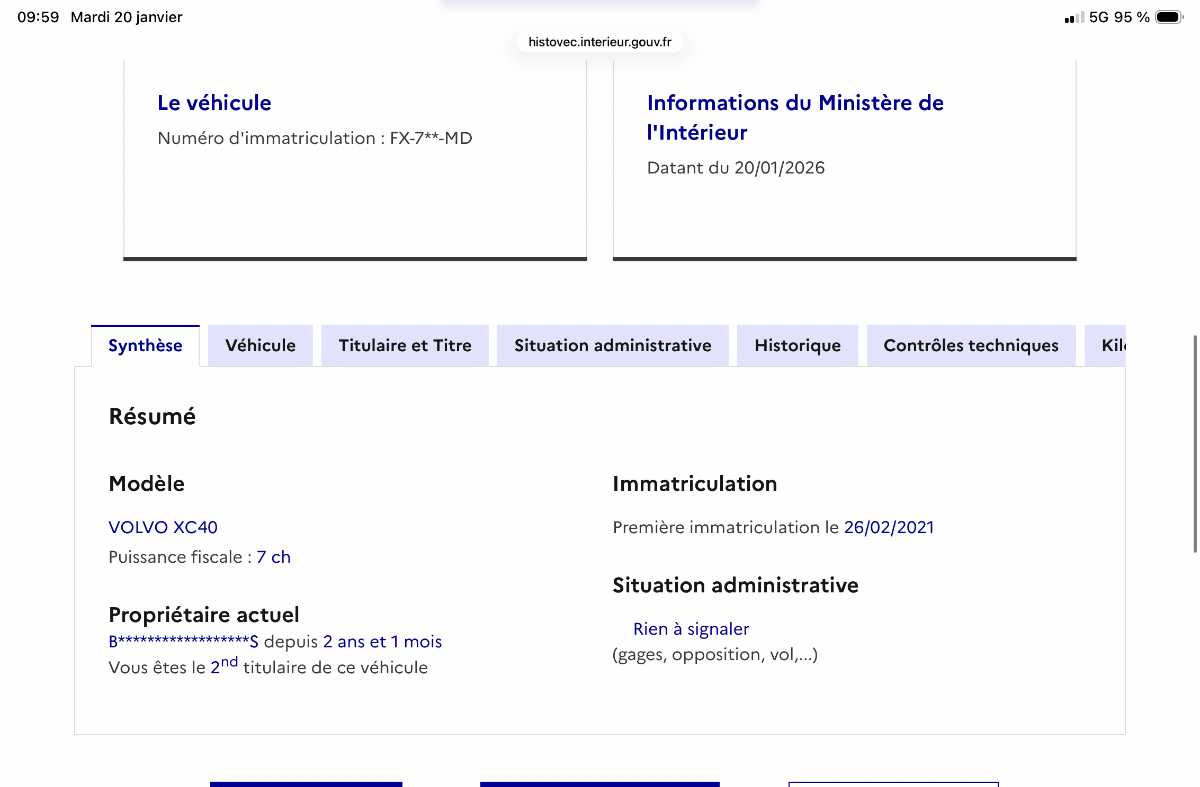 Volvo XC40 d'occasion