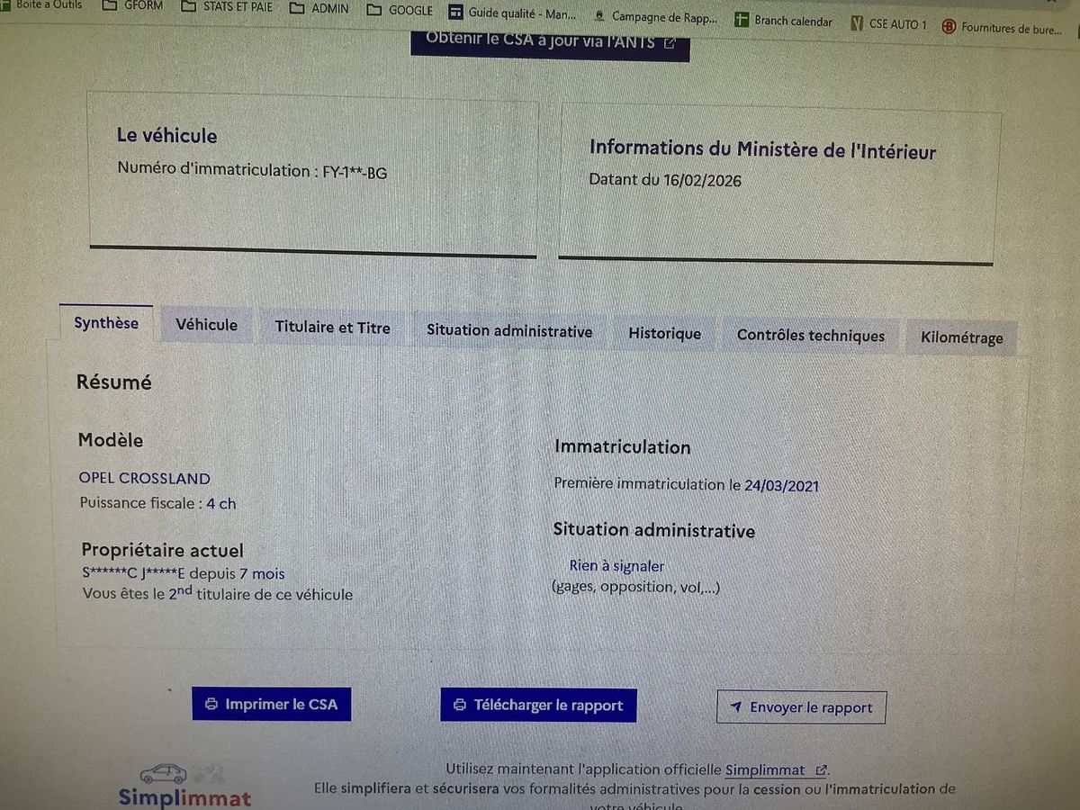 Opel Crossland d'occasion