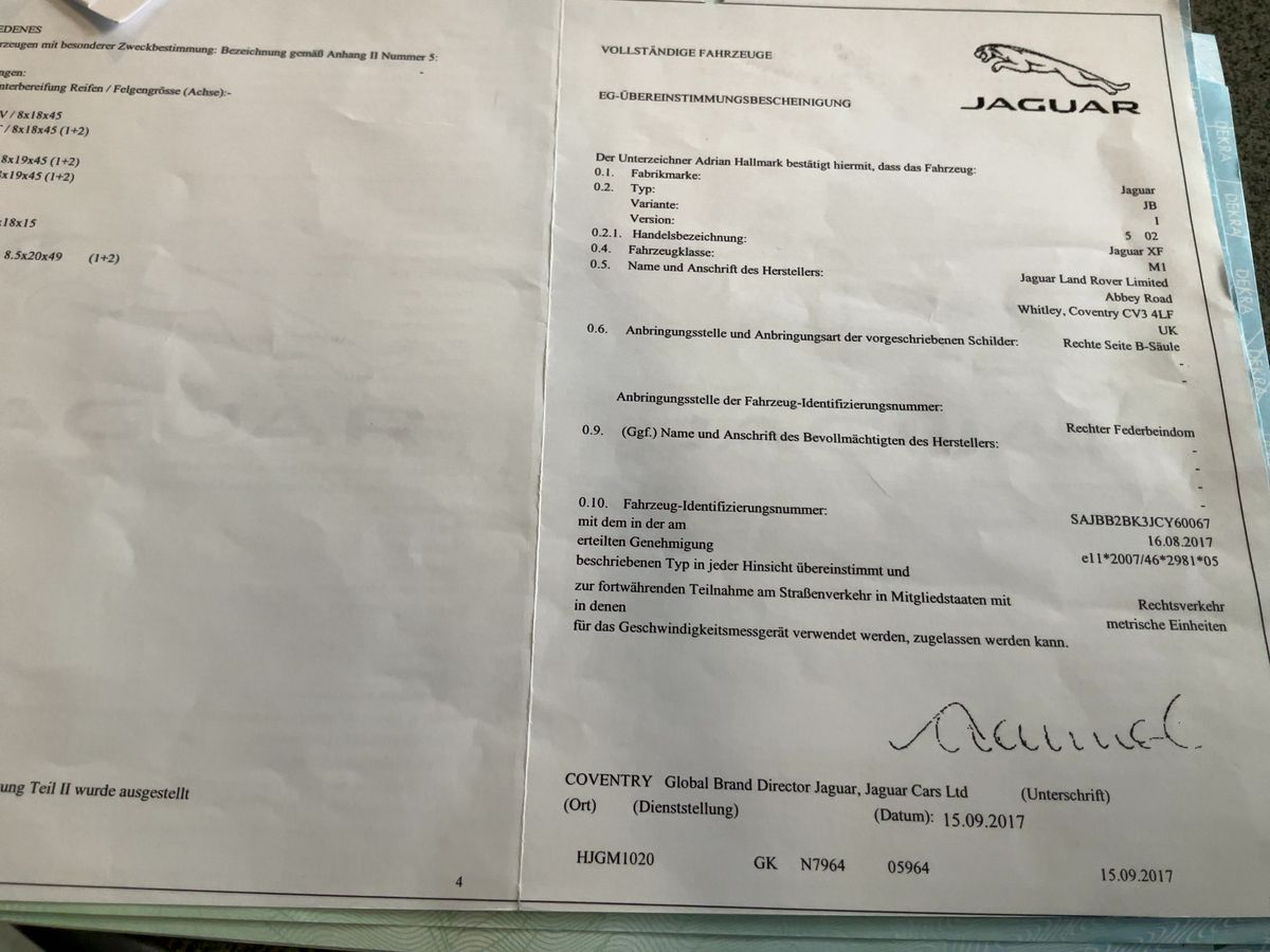 Jaguar XF d'occasion