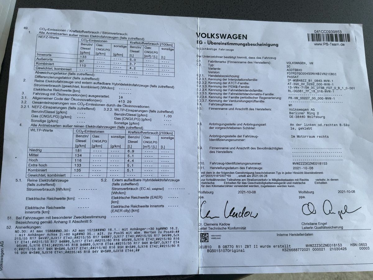 Volkswagen Passat d'occasion